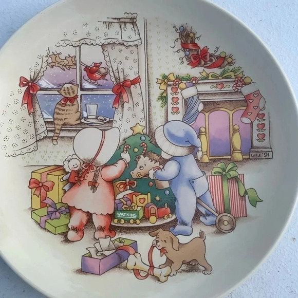 Country Kids Other - Christmas is Love country kids plate